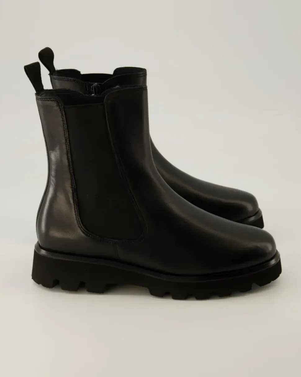 Meredira-729-H Chelsea Boots in Schwarz