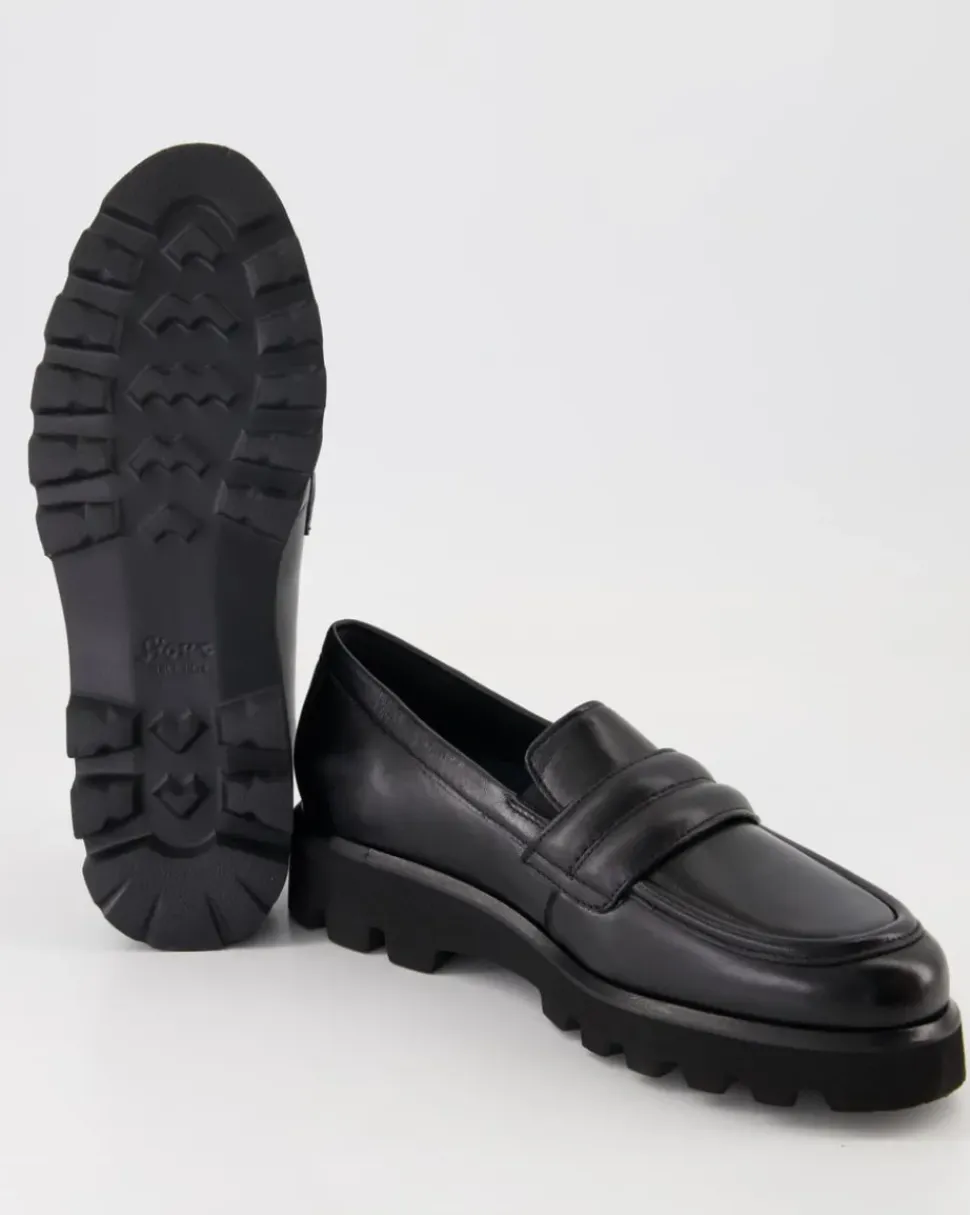 Meredira-726-H Slipper in Schwarz