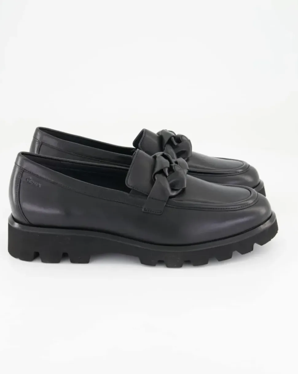 Meredira-727-H Slipper in Schwarz