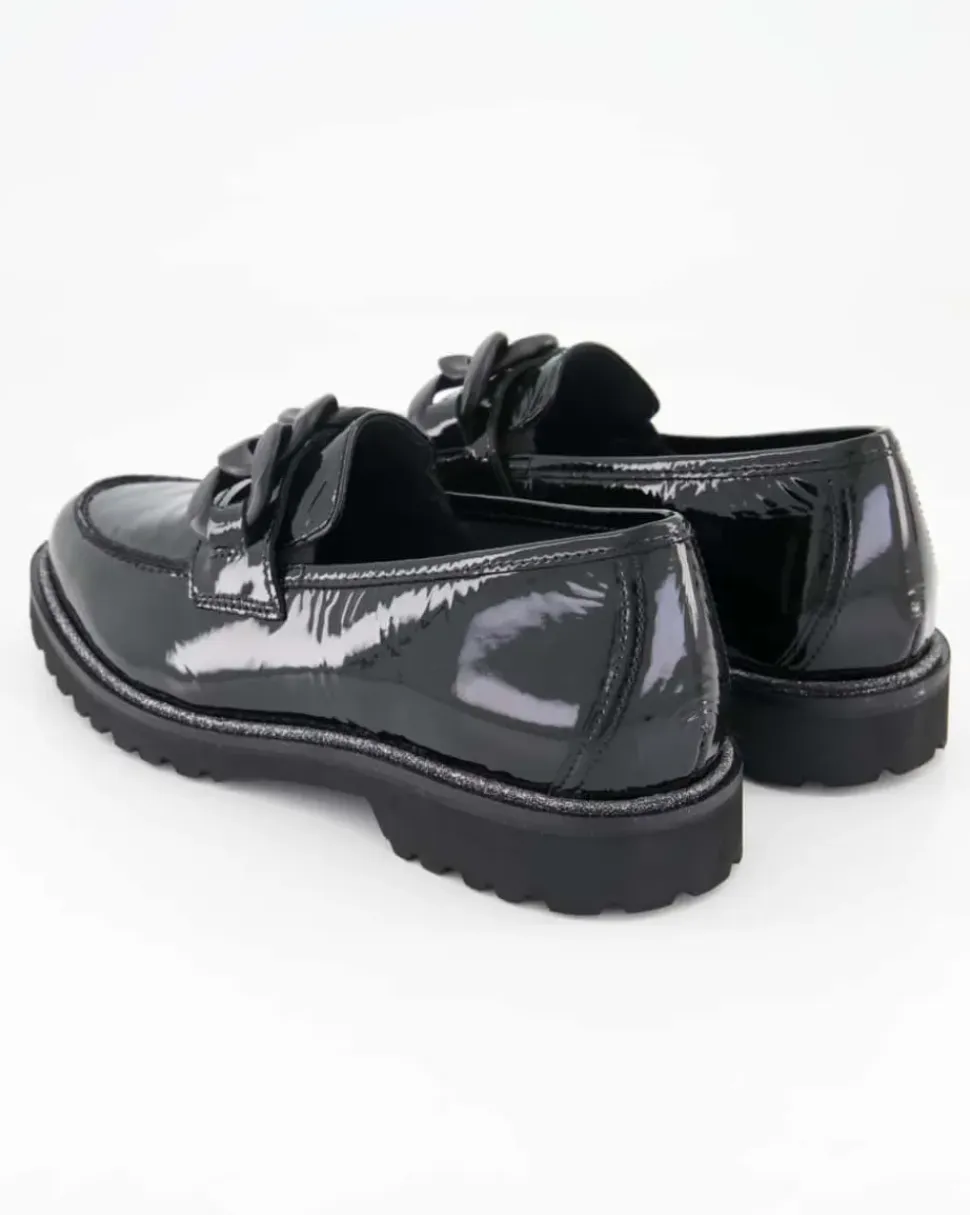 Meredith-744-H Slipper in Schwarz