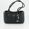 Meridian Shoulder Satchel Handtasche in Schwarz