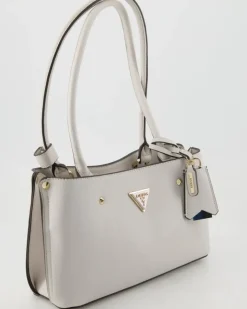 Meridian Shoulder Satchel Handtasche in Weiß