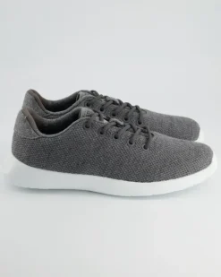 MERINO WOOL KNIT MEN Sneaker in Grau