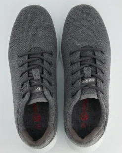 MERINO WOOL KNIT MEN Sneaker in Grau