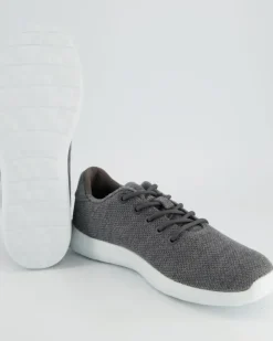MERINO WOOL KNIT MEN Sneaker in Grau