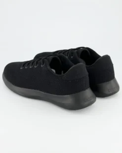 MERINO WOOL KNIT MEN Sneaker in Schwarz