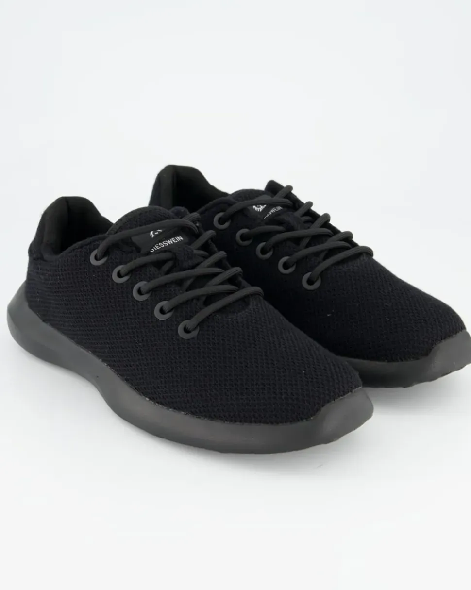 MERINO WOOL KNIT WOMEN Sneaker in Schwarz