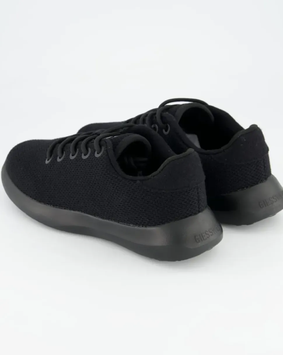 MERINO WOOL KNIT WOMEN Sneaker in Schwarz
