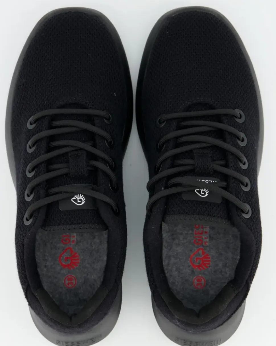 MERINO WOOL KNIT WOMEN Sneaker in Schwarz