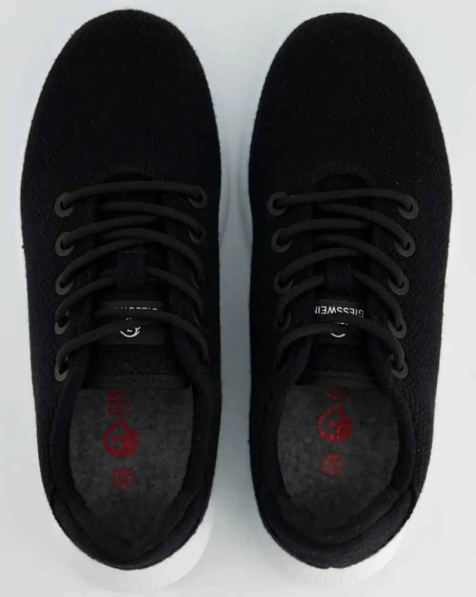 MERINO WOOL KNIT WOMEN Sneaker in Schwarz