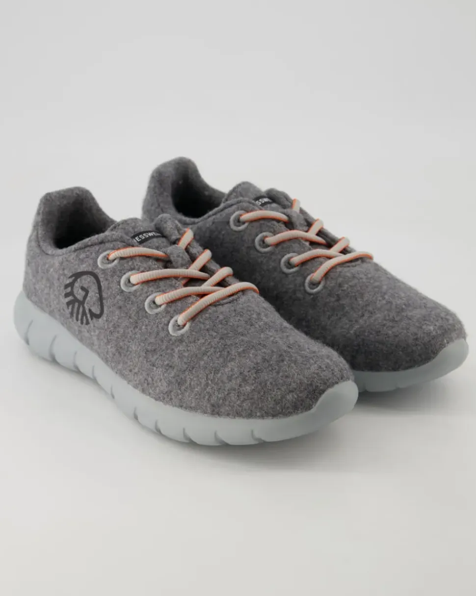 MERINO WOOL RUNNERS WOMEN Sneaker in Grau