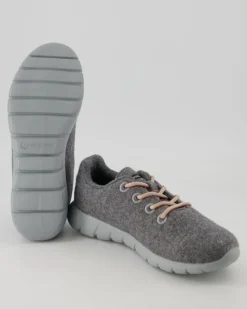 MERINO WOOL RUNNERS WOMEN Sneaker in Grau
