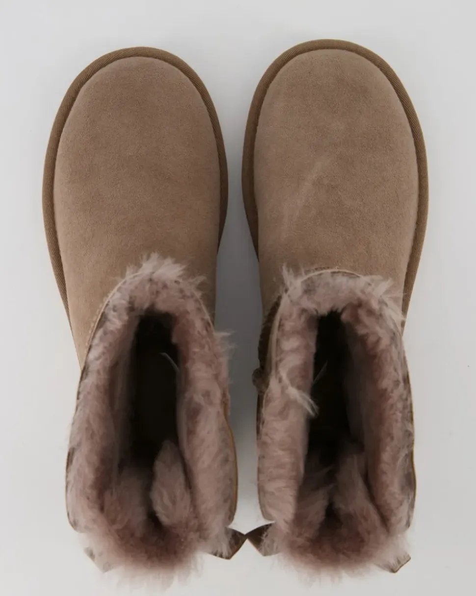 Mini Bailey Bow Winterschuhe in Beige