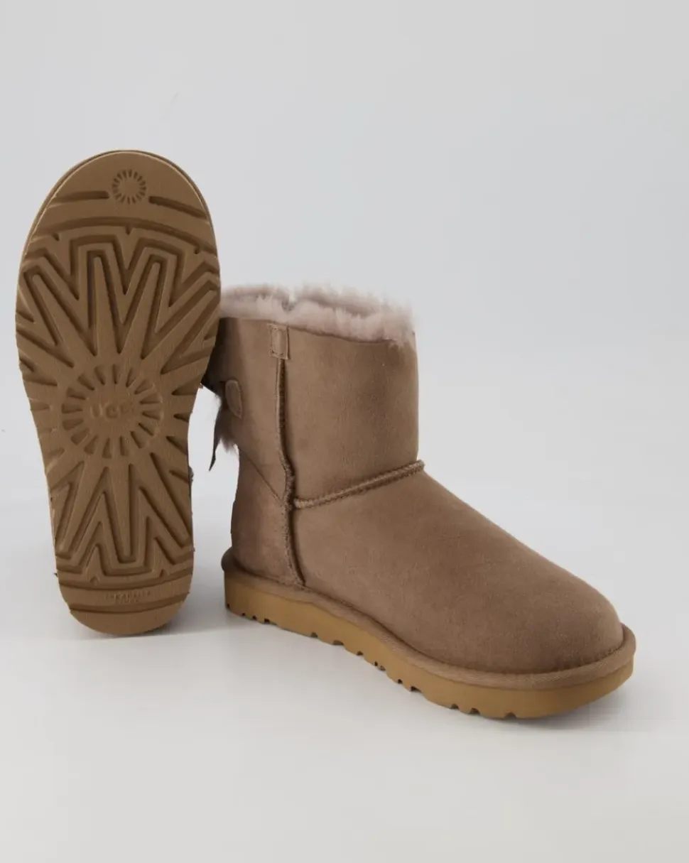 Mini Bailey Bow Winterschuhe in Beige