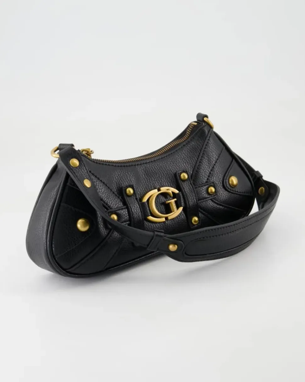 Mintha Mini Top Handtasche in Schwarz