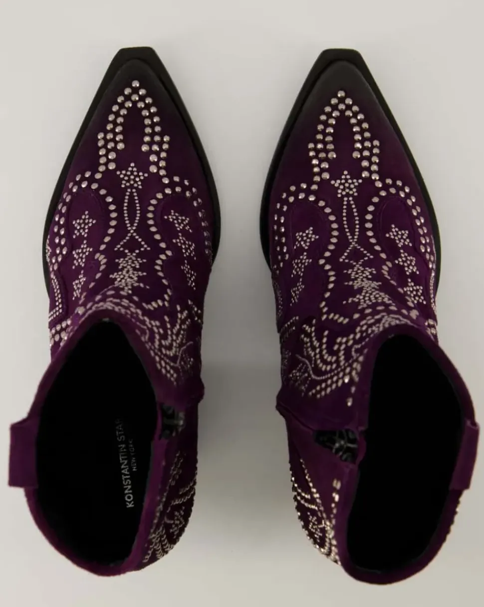M702M14 Cowboyboots in Lila