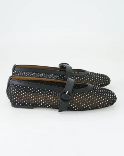 N2302-104 Ballerinas in Schwarz