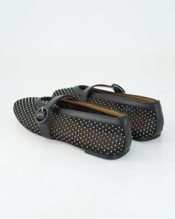 N2302-104 Ballerinas in Schwarz