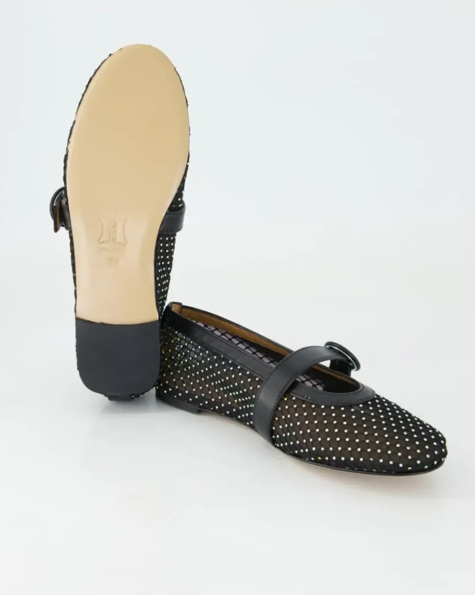 N2302-104 Ballerinas in Schwarz