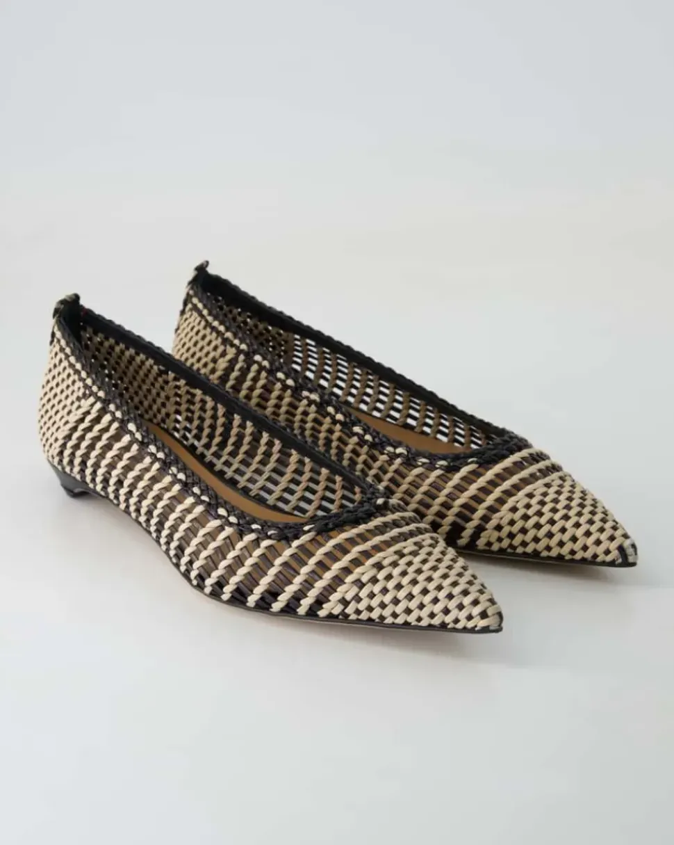 N818-105 Ballerinas in Schwarz