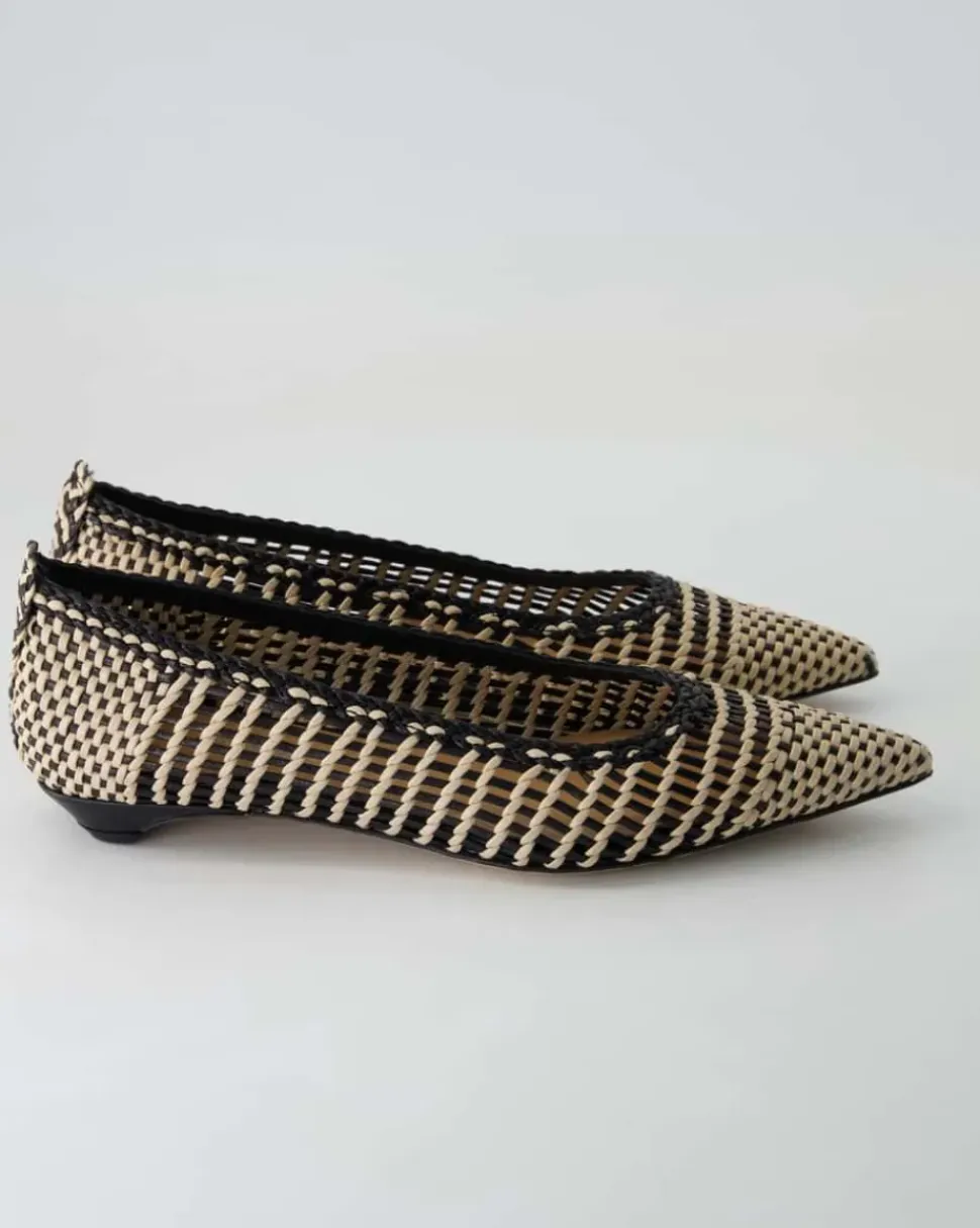 N818-105 Ballerinas in Schwarz