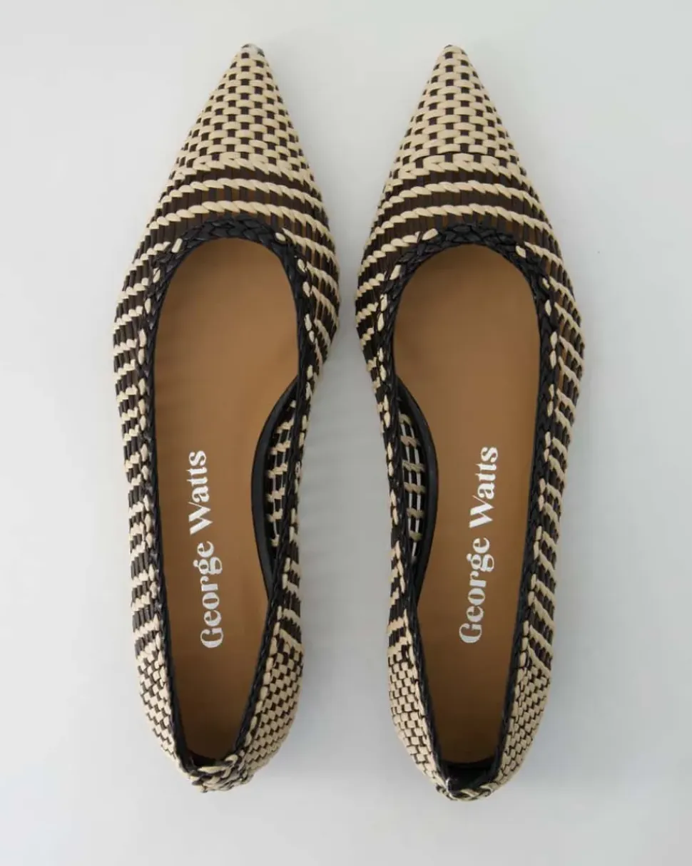 N818-105 Ballerinas in Schwarz