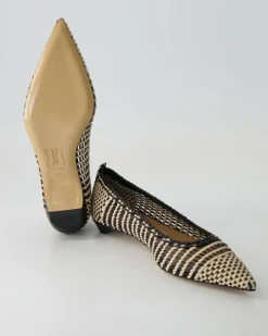 N818-105 Ballerinas in Schwarz