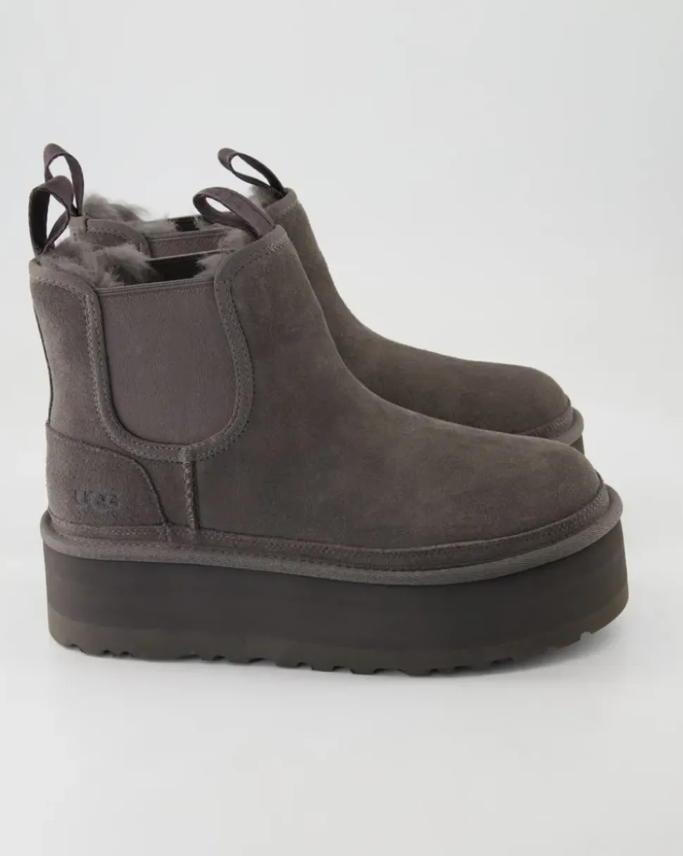 Neumel Platform Chelsea Winterstiefel in Grau