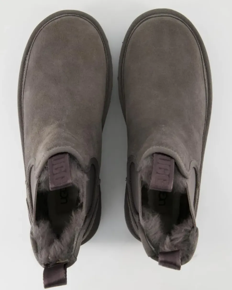 Neumel Platform Chelsea Winterstiefel in Grau