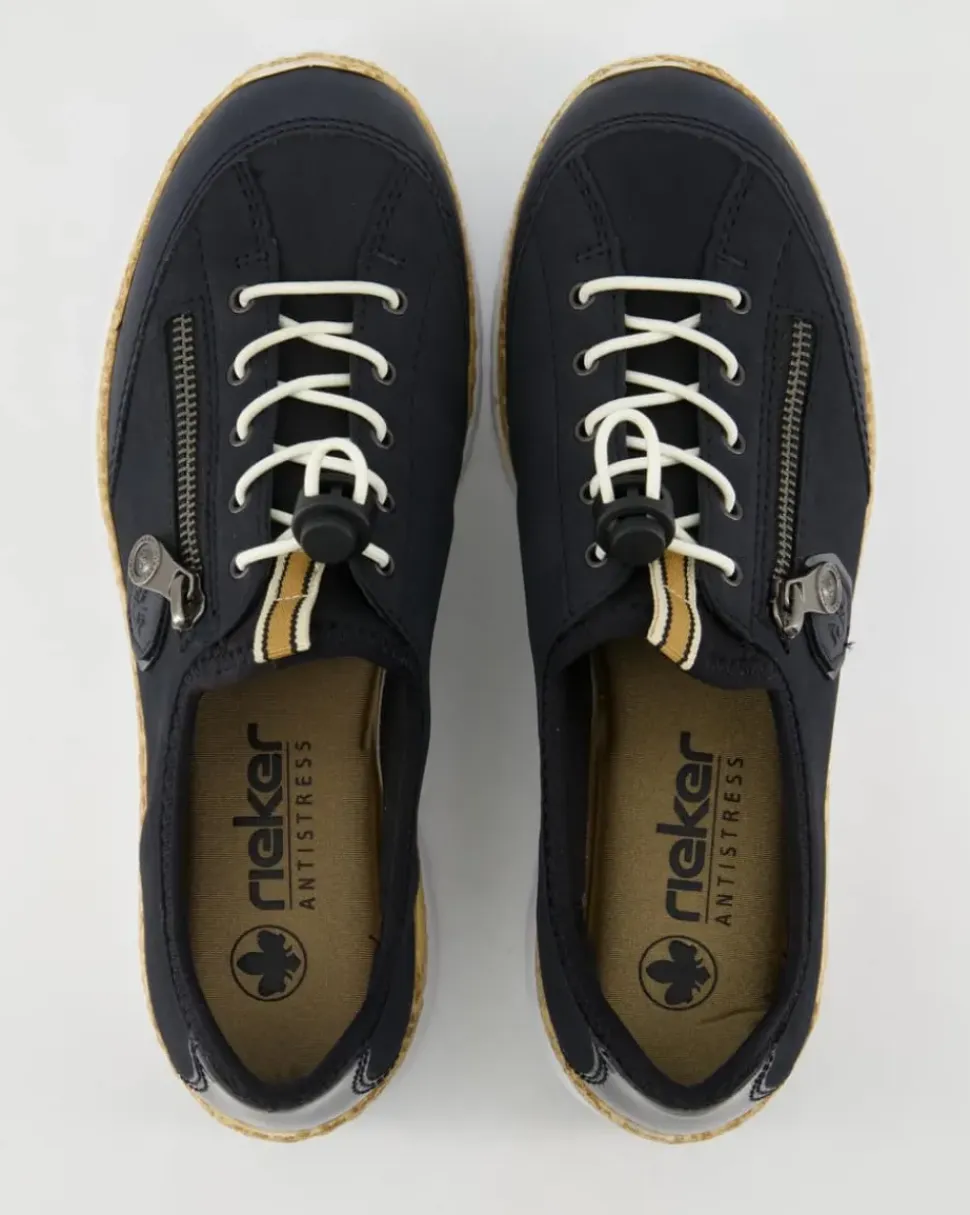 New York Sneaker in Blau