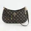 Noelle Top Zip Shoulder Bag Handtasche in Braun