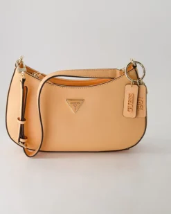 Noelle Top Zip Shoulder Bag Umhängetasche in Orange