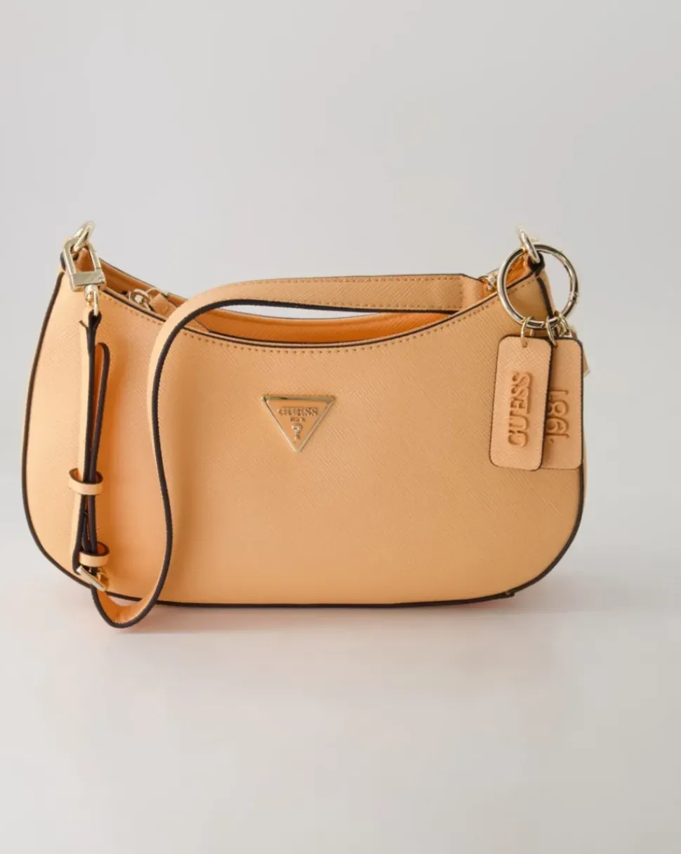 Noelle Top Zip Shoulder Bag Umhängetasche in Orange