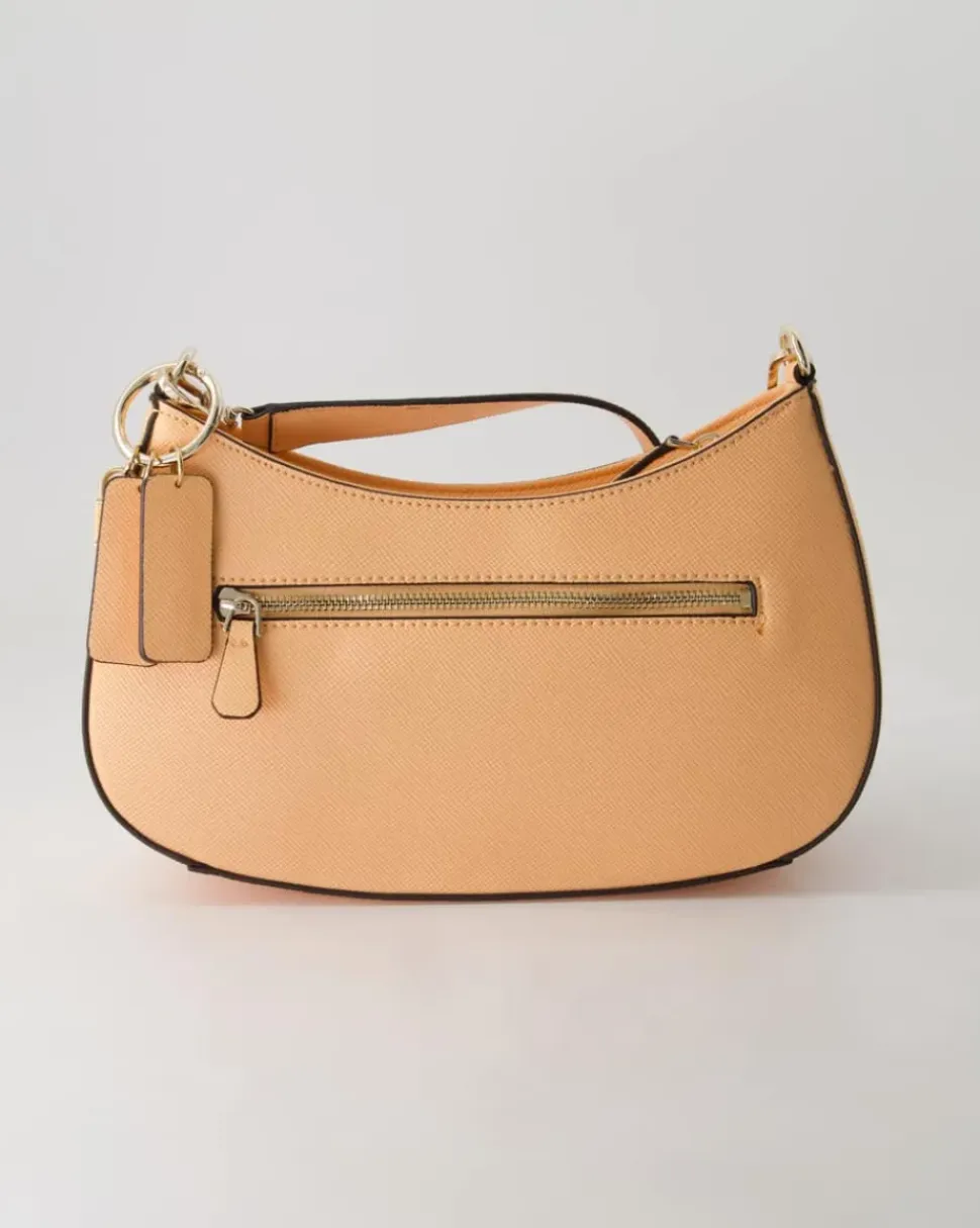 Noelle Top Zip Shoulder Bag Umhängetasche in Orange
