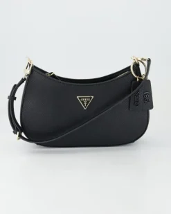 Noelle Top Zip Shoulder Bag Umhängetasche in Schwarz