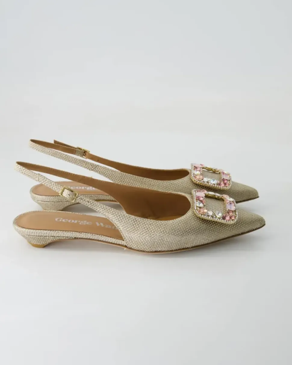 N802-504 Slingpumps in Beige