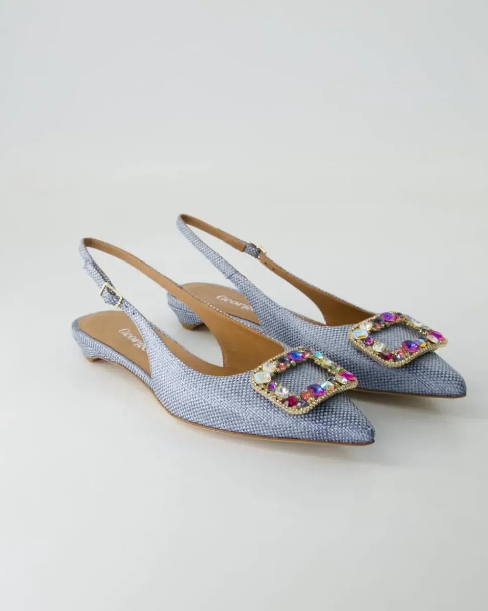 N802-904 Slingpumps in Blau