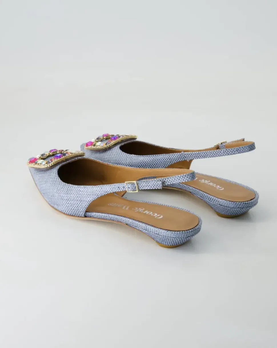 N802-904 Slingpumps in Blau