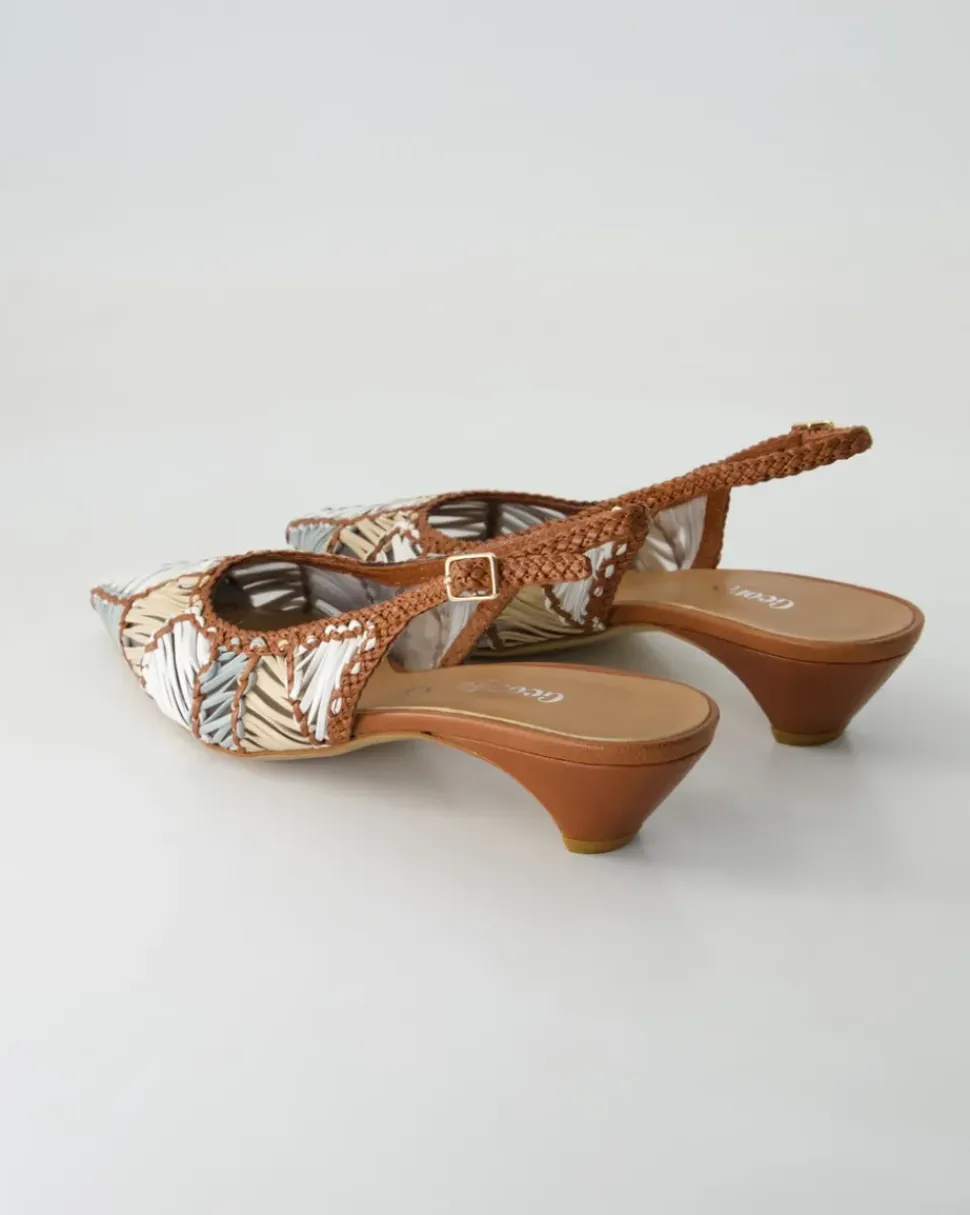 N1008-405 Slingpumps in Braun