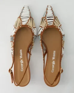 N1008-405 Slingpumps in Braun