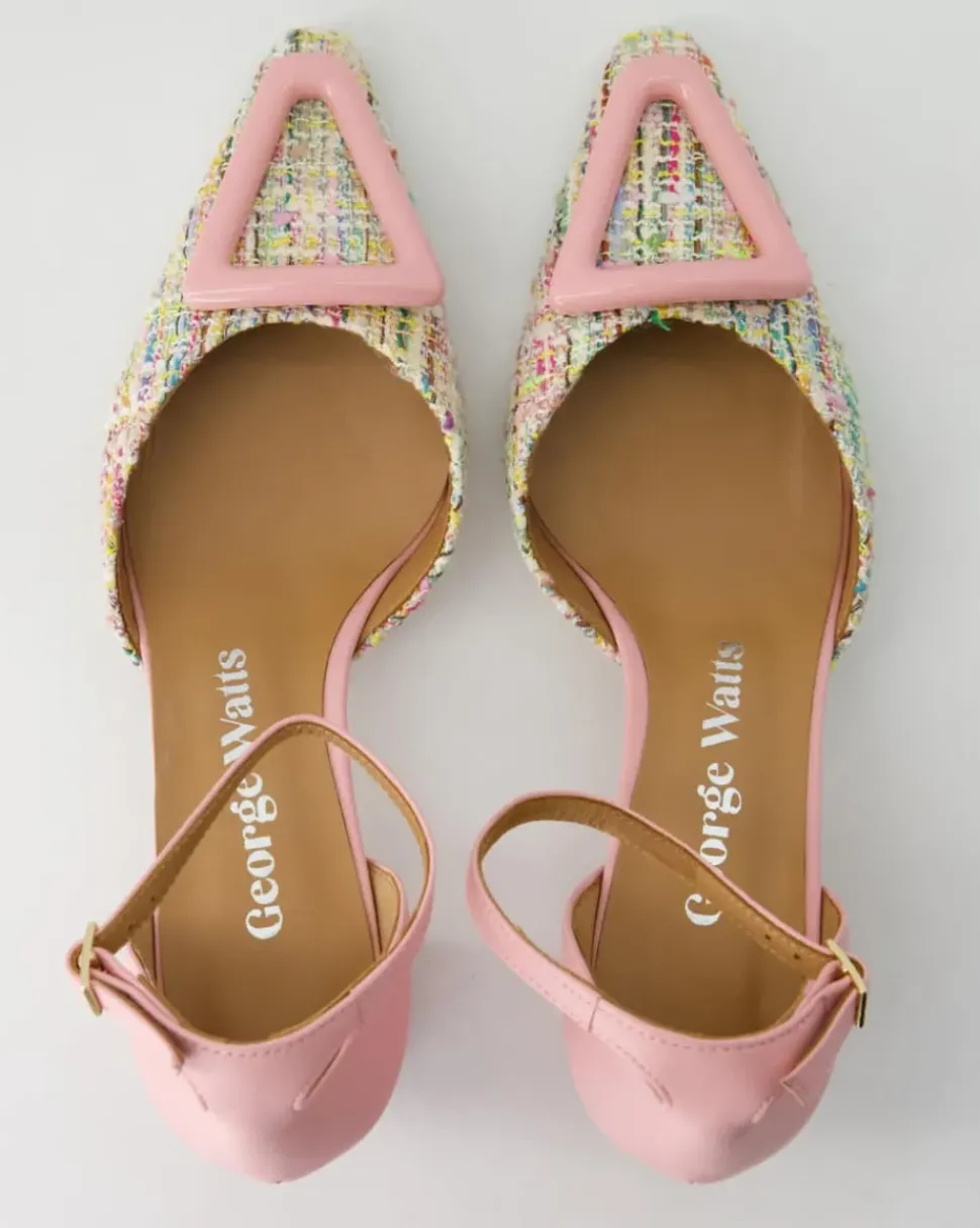 N510-654 Slingpumps in Rosa