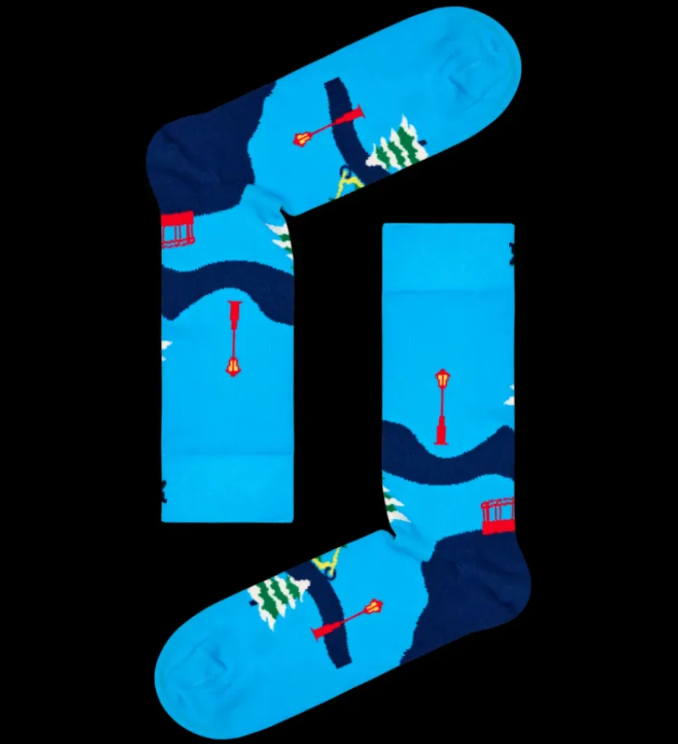 2-Pack Happy Holliday Gift-Set Socken in Mehrfarbig
