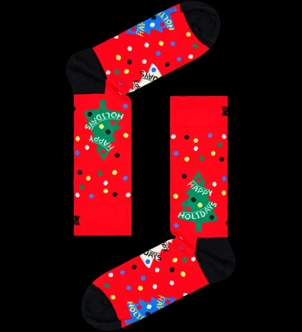 2-Pack Happy Holliday Gift-Set Socken in Mehrfarbig