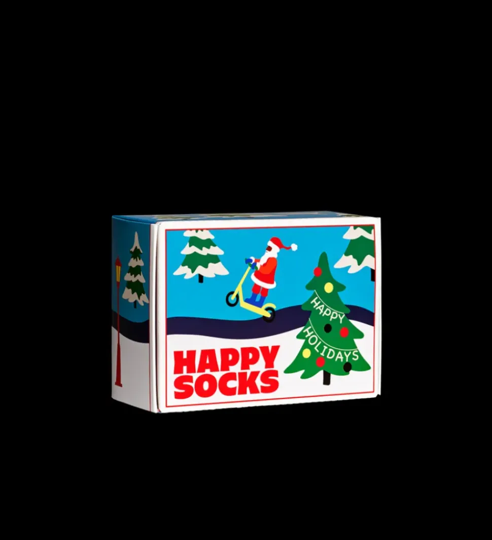2-Pack Happy Holliday Gift-Set Socken in Mehrfarbig