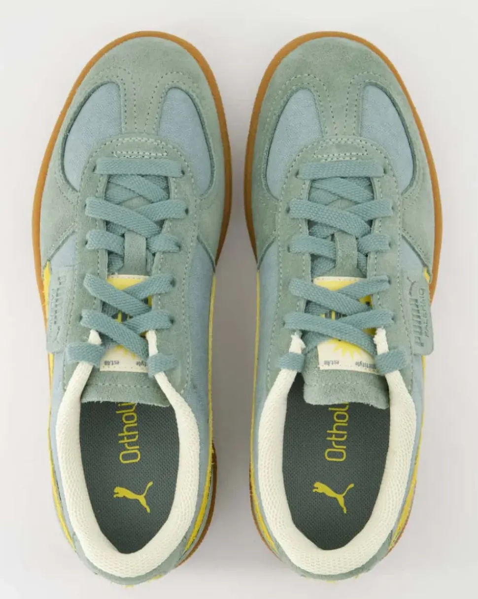 Palermo Weathered Sneaker in Grün