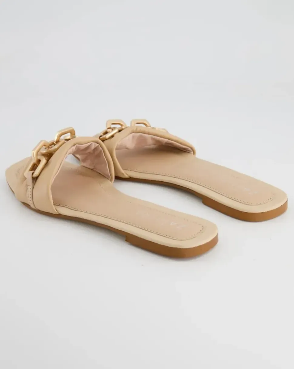 12566 Pantoletten in Beige