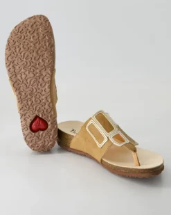 3-001136-4000 Pantoletten in Beige