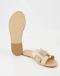12260 Pantoletten in Beige