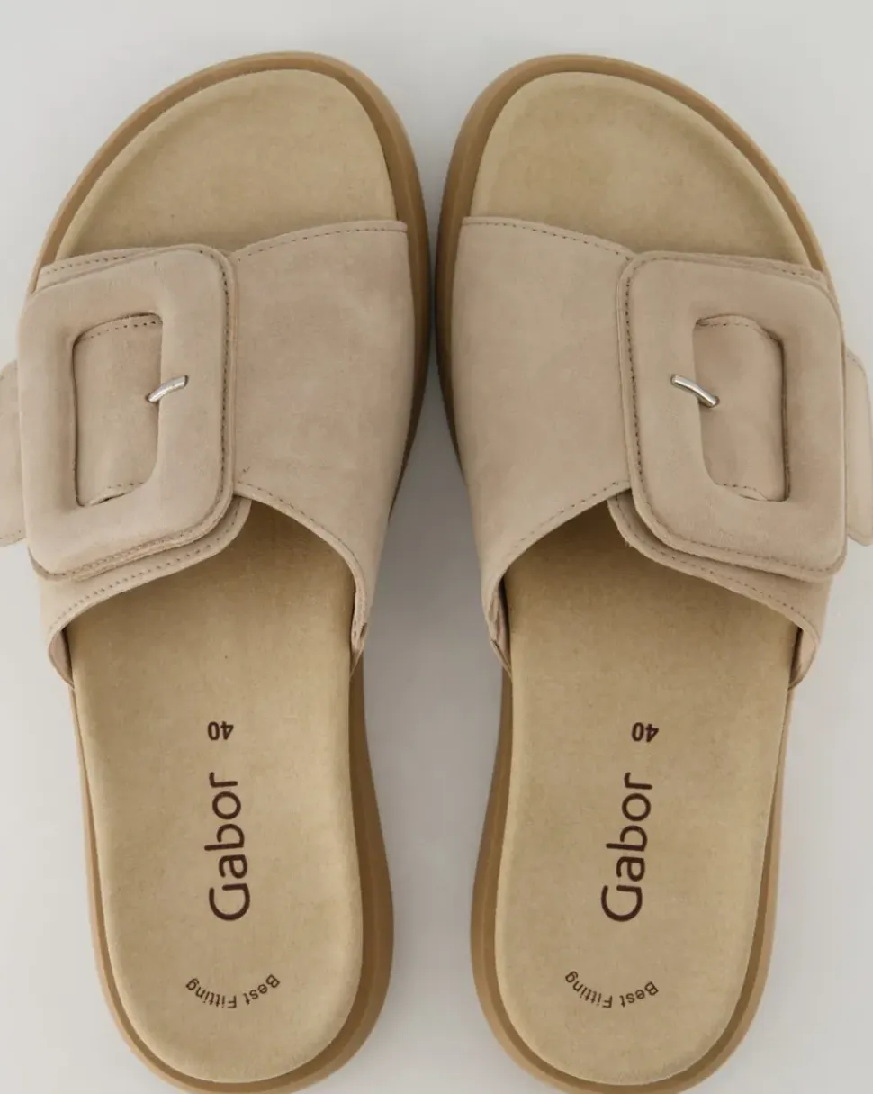 63.751.12 Pantoletten in Beige