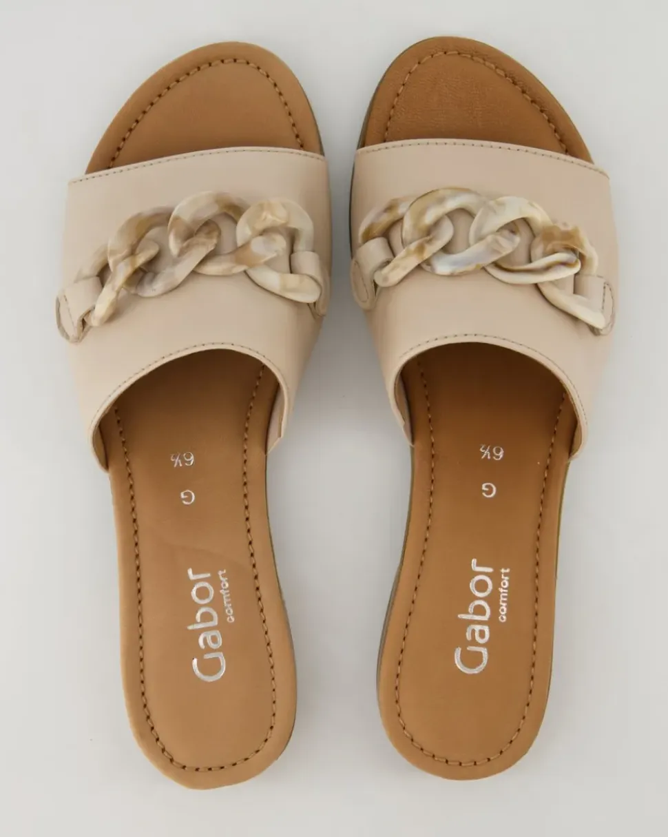 22.791.59 Pantoletten in Beige